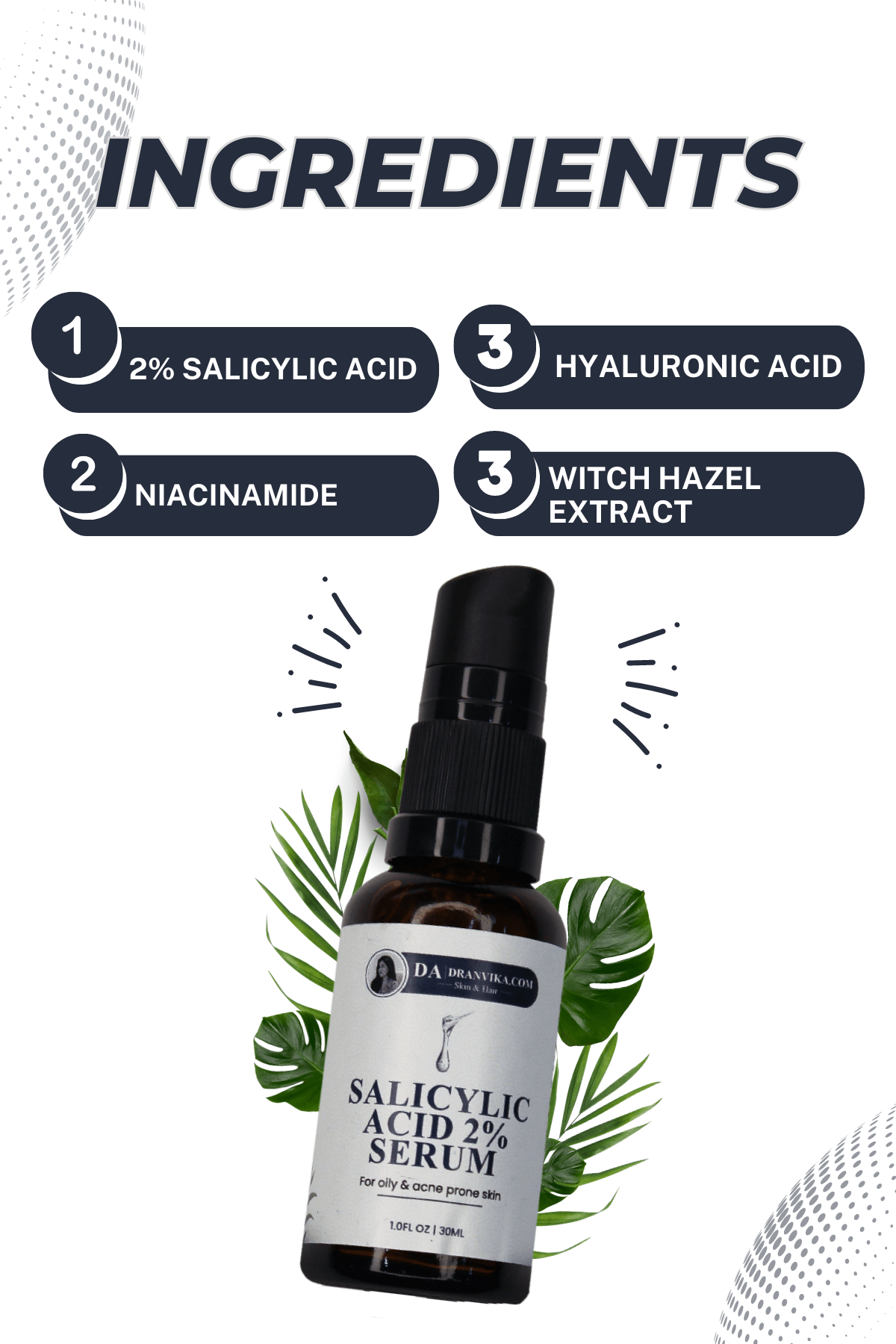 salicylic acid face serum