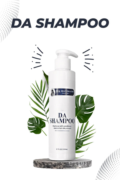 DA Hair Care Trio - Redensyl Hair Serum, Herbal Hair Oil And Shampoo For Longer and Denser Hair
