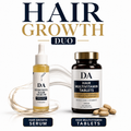 Hair Growth DUO : Hair Multivitamin Tablets &  Hair Growth Serum
